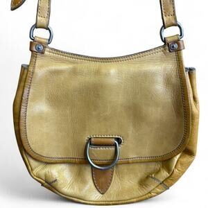 Frye Lucy Leather Saddle Crossbody Bag